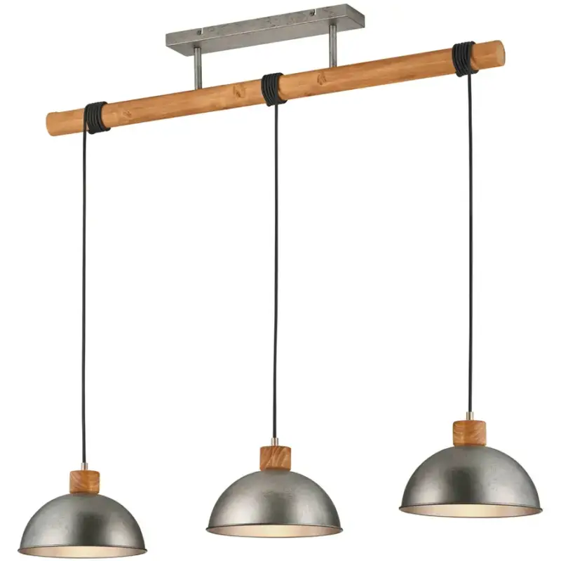 Lumimart | Suspension Sair Gris M&eacute;tal 107.5 cm 215 cm Authentique