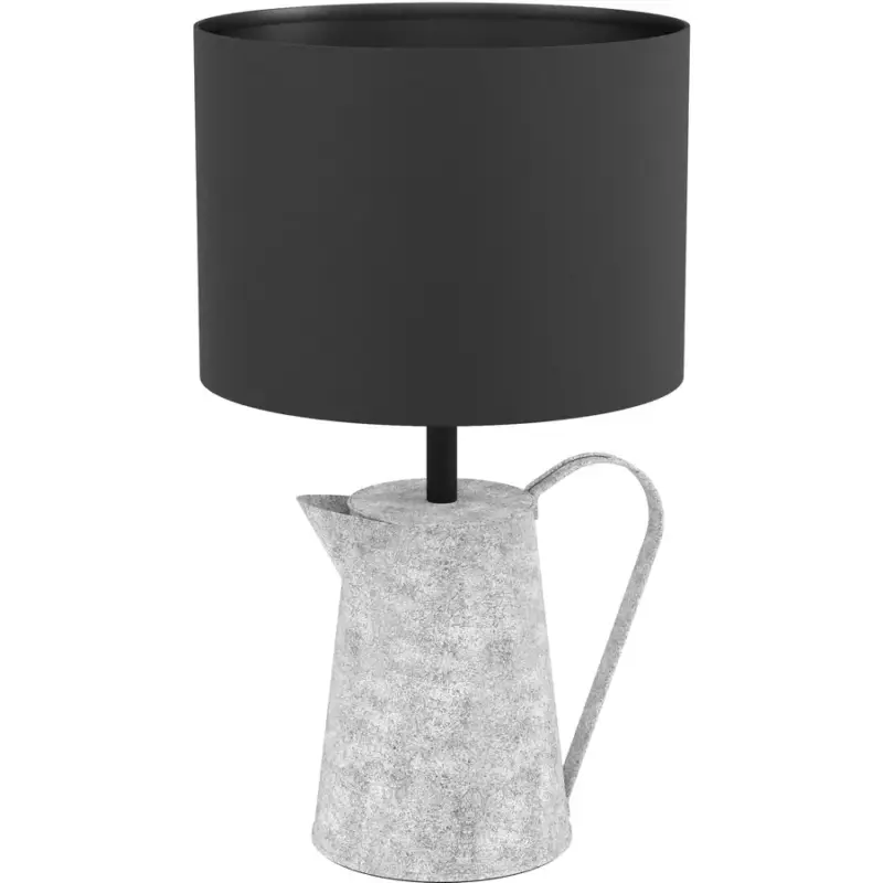 Réduction Lumimart | Lampe de table Kensal Gris/Noir 0 cm 0 cm