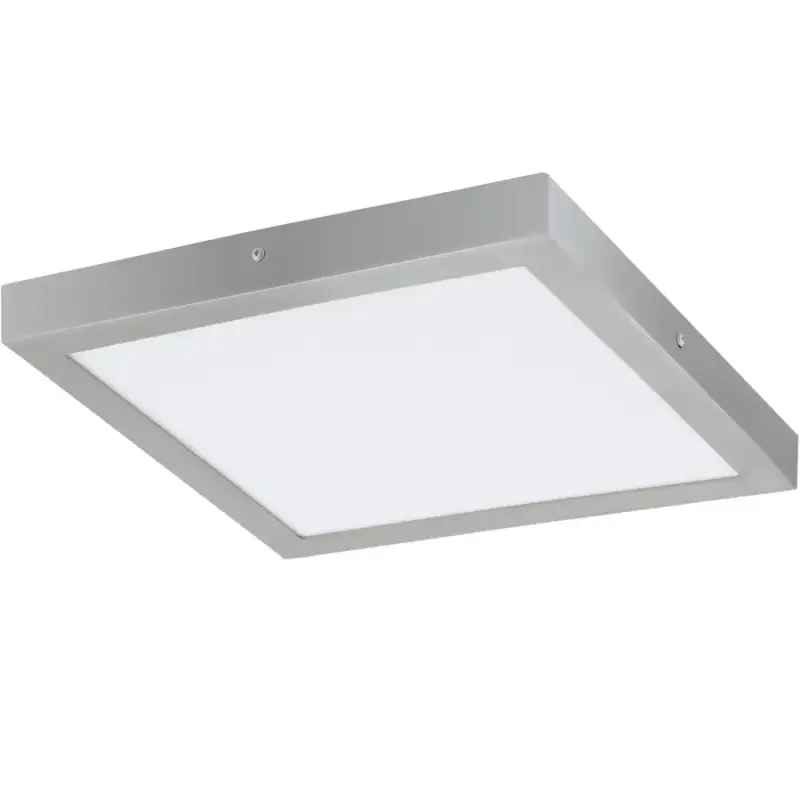 Lumimart | Lampe de plafond Fueva 1 Argent/Blanc Aluminium/Plastique 40 cm 3 cm Quantité Limitée