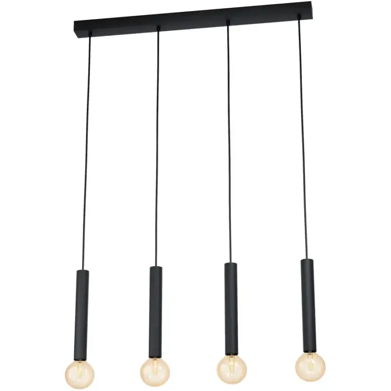 Lumimart | Suspension Cortenova Noir Acier 6 cm 84 cm Offre Du Jour