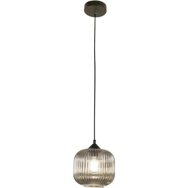 Top Vente Lumimart | Suspension Moran Gris Verre/Métal 20 cm 200 cm
