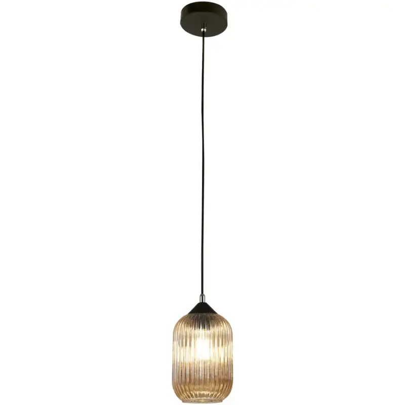 Lumimart | Suspension Poncio Jaune Verre/Métal 14 cm 200 cm Nouvel Arrivage