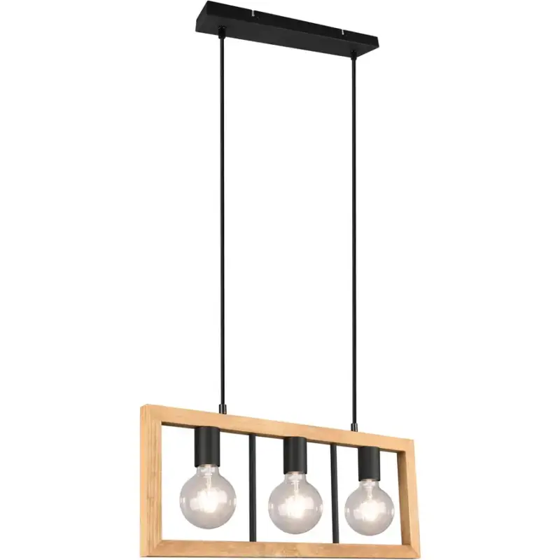 Lumimart | Suspension Jayme Noir Métal 60 cm 150 cm Expédition Rapide
