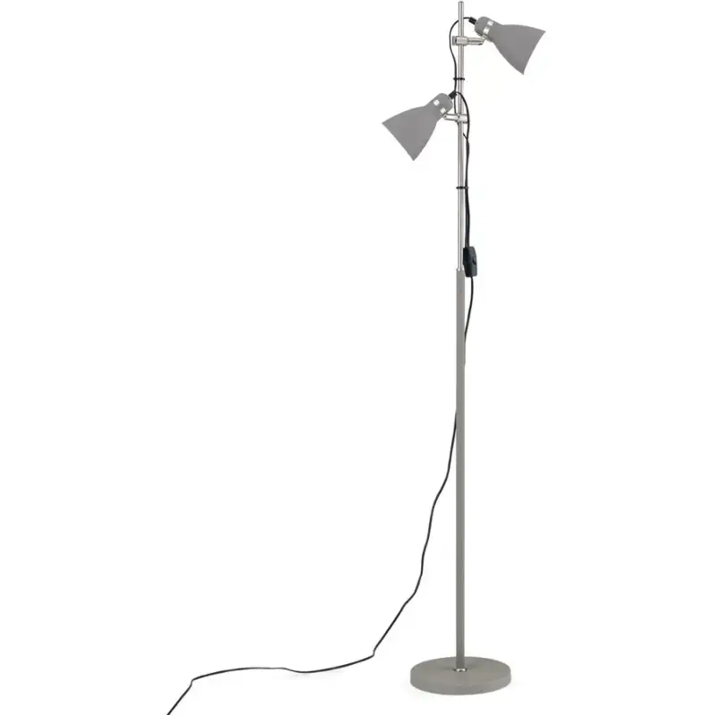 Prix Cassé Lumimart | Lampadaire School Gris Acier 36 cm