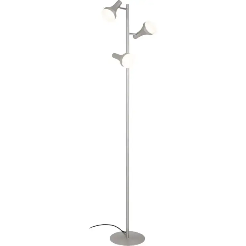 Quantité Limitée Lumimart | Lampadaire Dea Gris M&eacute;tal 26 cm 160 cm