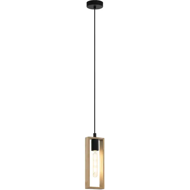 Lumimart | Suspension Littleton Noir Acier 10 cm 110 cm Remise