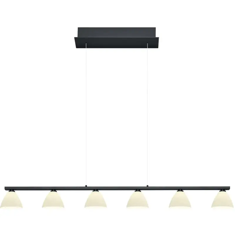 Vente Directe Lumimart | Suspension Emmeline Noir M&eacute;tal 114 cm 150 cm