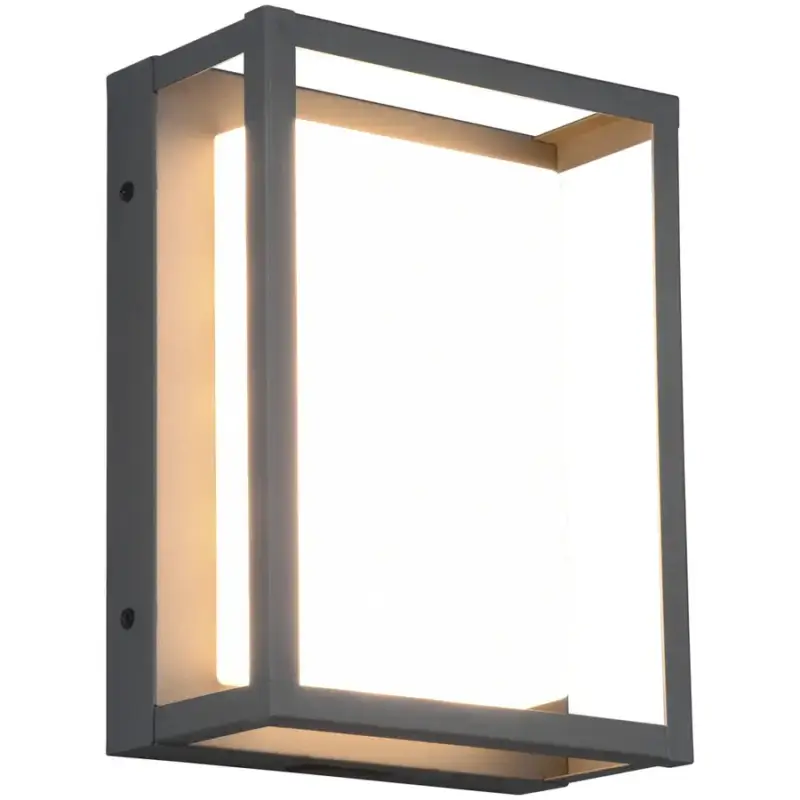 Lumimart | Lampe murale Werot Gris Métal 18 cm 24 cm Petit Prix