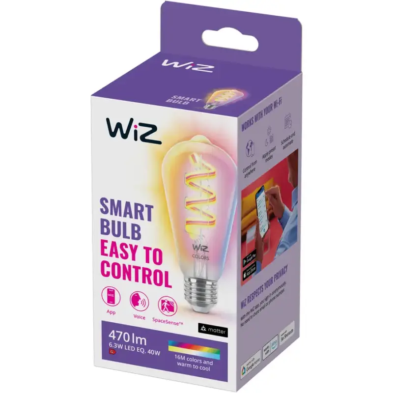 Lumimart | Ampoule WiZ Verre E27 6.3 W Bon Marché