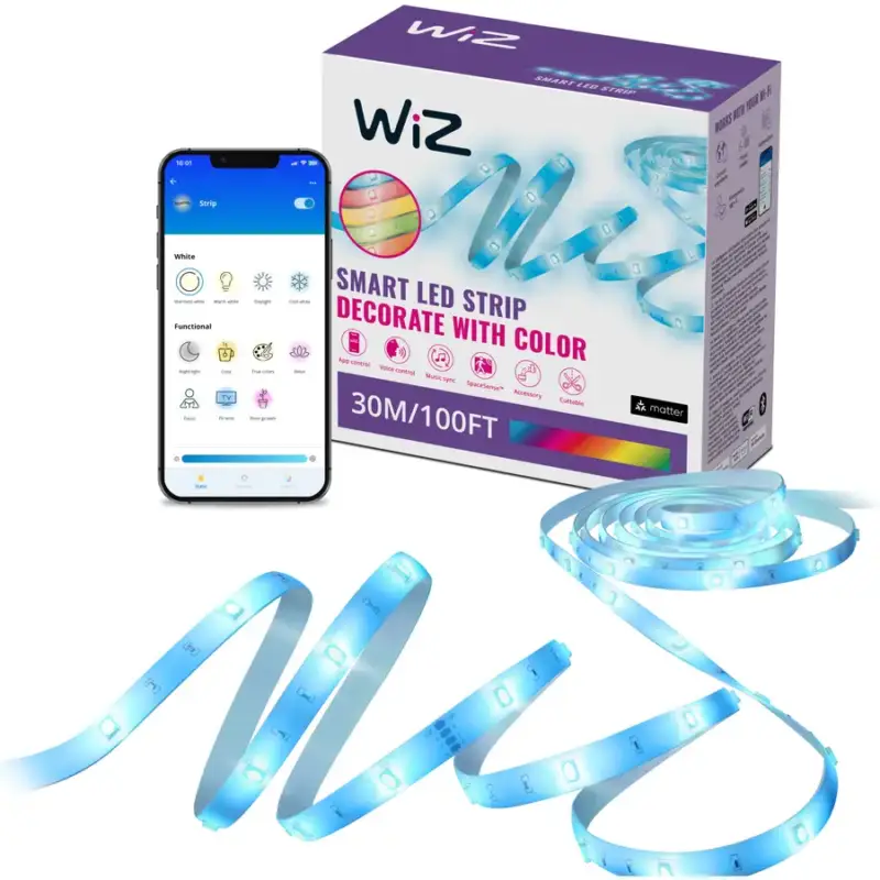 Lumimart | Bande LED WiZ Plastique 30 m Meilleur Choix
