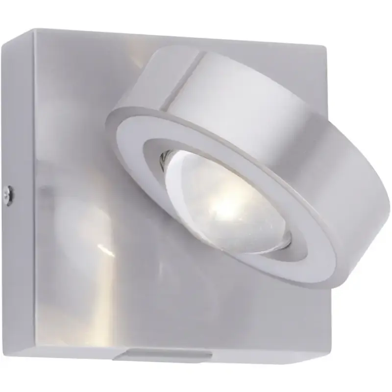 Meilleur Prix Lumimart | Lampe murale Q-Mia Gris Aluminium 12.5 cm 12.5 cm