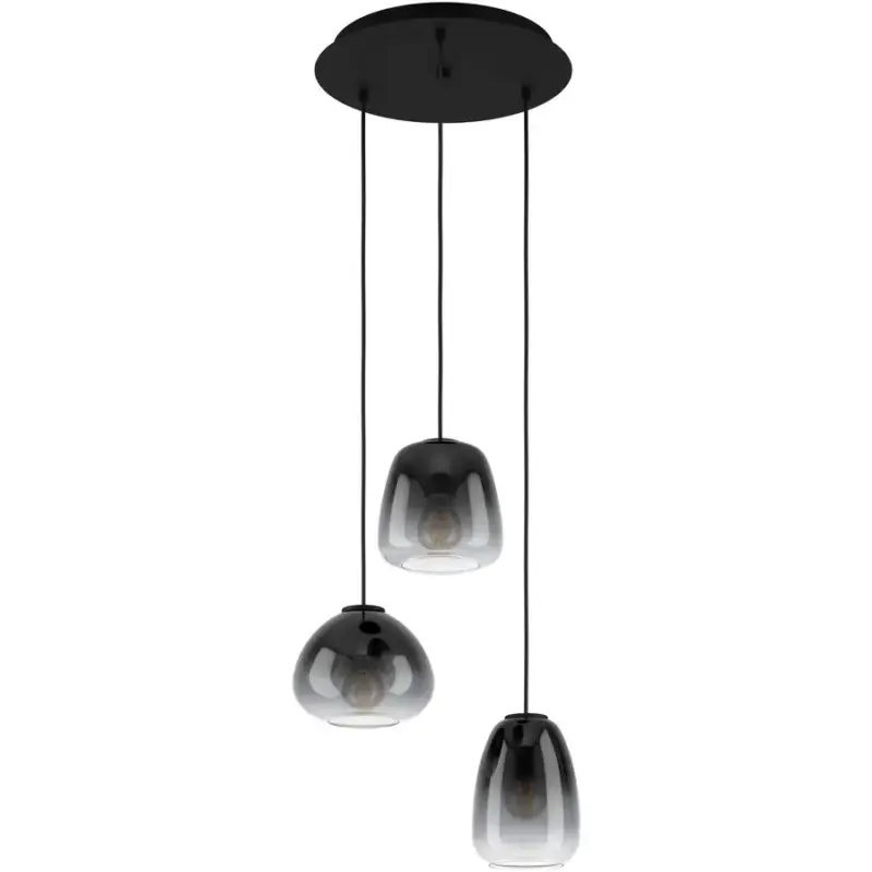 Prix Bas Lumimart | Suspension Aguilares Noir Acier 43 cm 110 cm