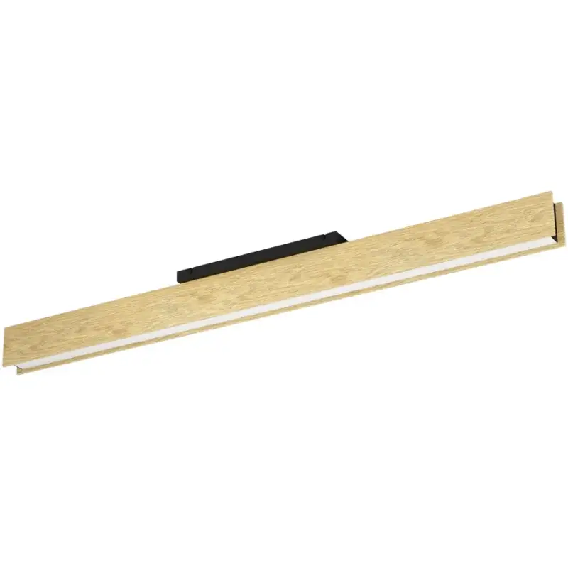 Expédié Aujourd&rsquo;hui Lumimart | Lampe de plafond Anchorena-Z Marron/Noir Acier/Bois 8 cm 11 cm