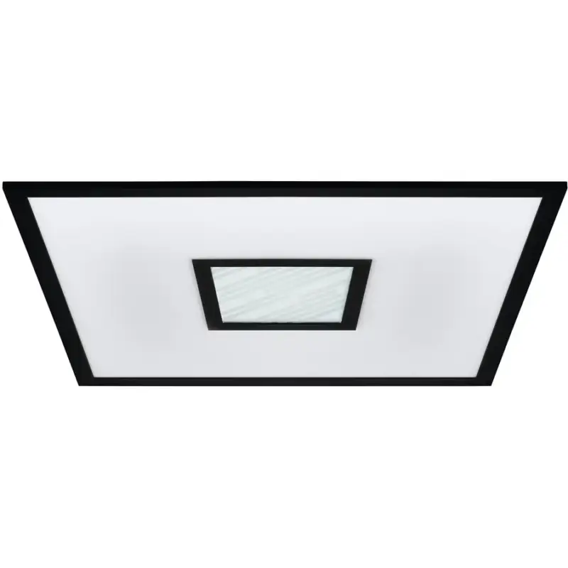 Lumimart | Lampe de plafond Bordonara Noir/Blanc Aluminium/Acier 45 cm 0 cm Commande En Gros