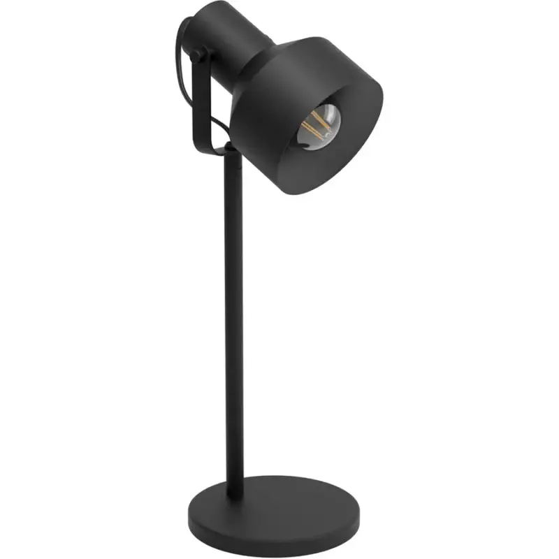 Achetez Aujourd&rsquo;hui Lumimart | Lampe de table Casibare Noir Acier 12 cm 49 cm