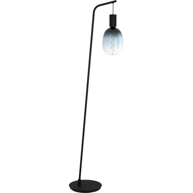 Dernière Chance Lumimart | Lampadaire Cranley Noir Acier 6 cm 170 cm