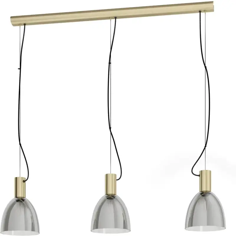 Retour Gratuit Lumimart | Suspension Lebalio Marron Acier 19.5 cm 110 cm