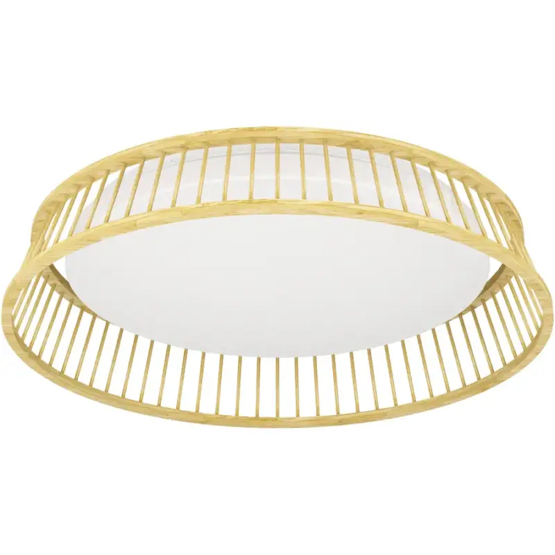 Lumimart | Lampe de plafond Luppineria Marron/Blanc Acier/Bois 9.5 cm Meilleur Prix
