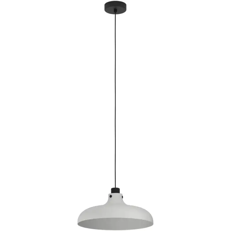 Lumimart | Suspension Matlock Gris/Noir Acier 38 cm 110 cm Réduction