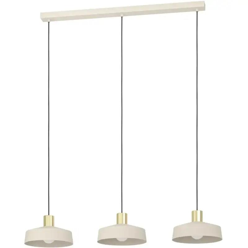 Lumimart | Suspension Valdiola Beige Acier 23 cm 110 cm Prix Cassé