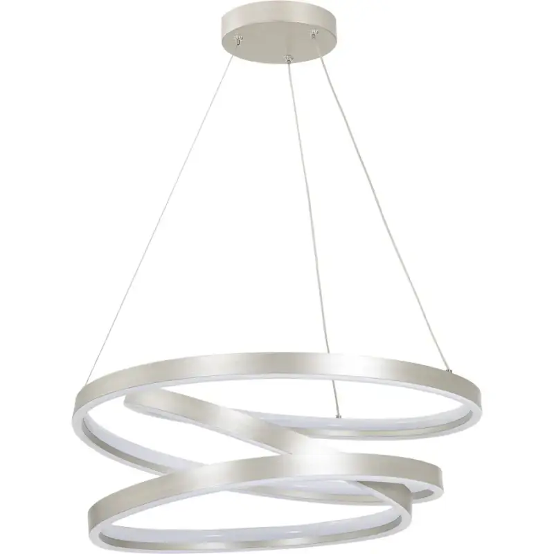 Acheter En Ligne Lumimart | Suspension Arade Argent Plastique/M&eacute;tal 60 cm 120 cm