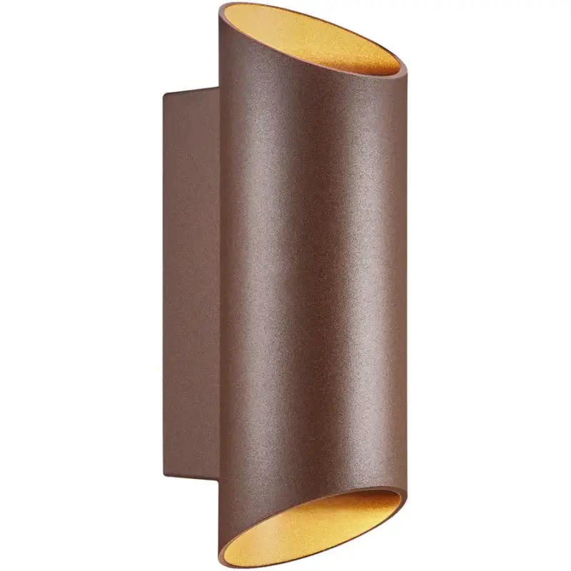 Meilleure Vente Lumimart | Lampe murale d'extérieur Nico Round Rouge Aluminium 7.7 cm 23.5 cm