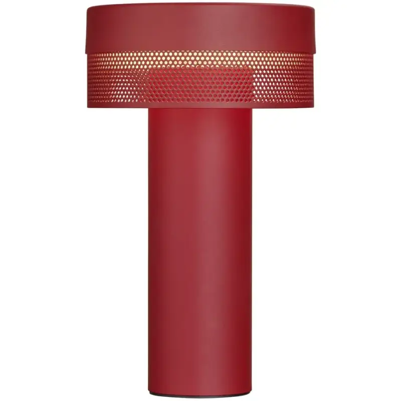 Promotion Saisonnière Lumimart | Lampe de table Mesh Rouge Fer 24 cm