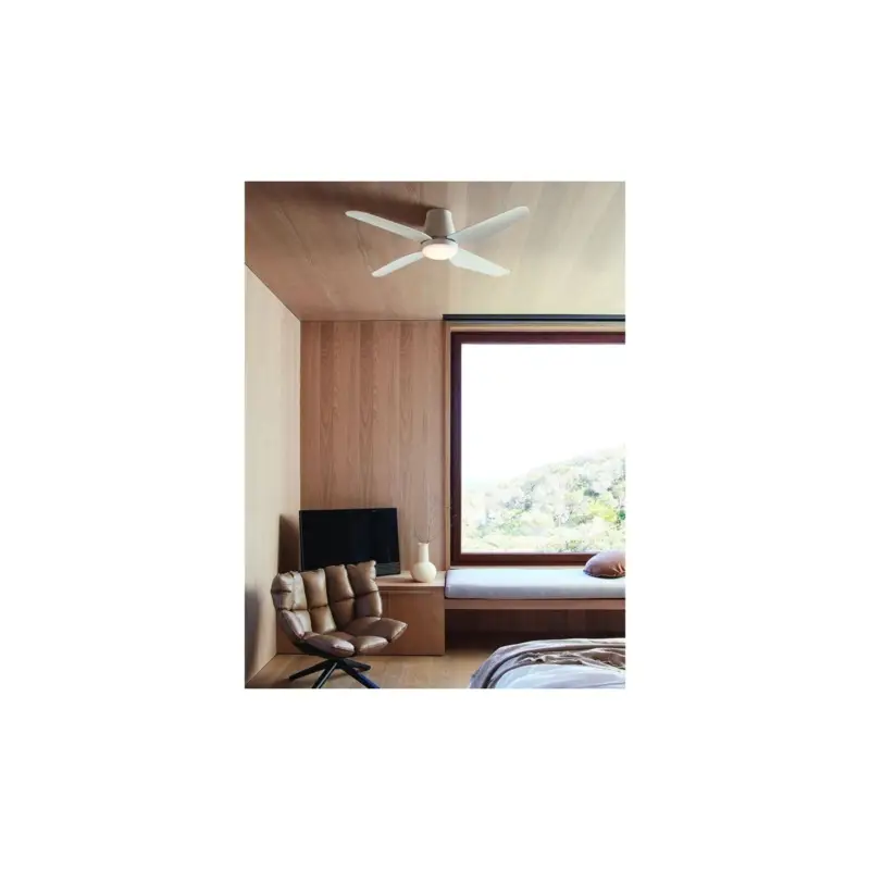 Ventilateur Plafond LED Aria 122cm Blanc Petit Prix