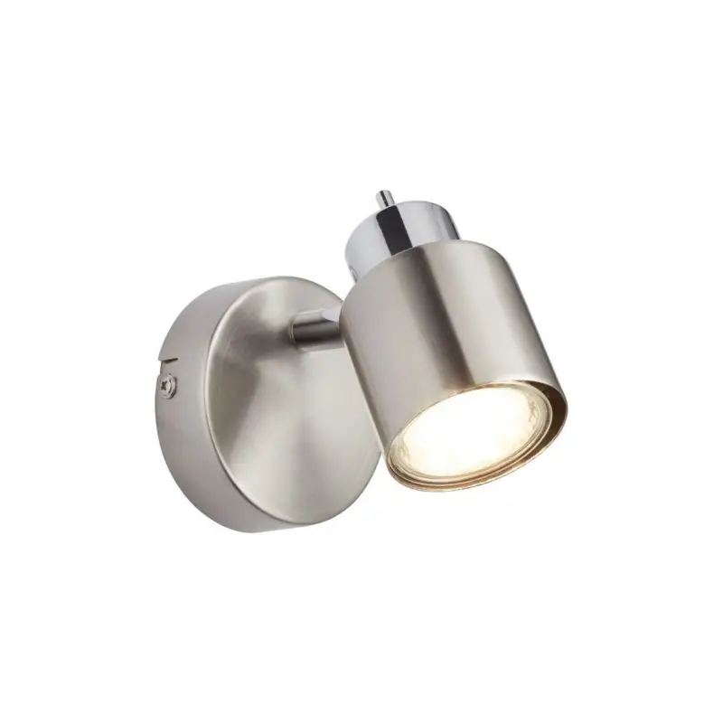 Applique murale ANDRES 1x10W GU10 Nickel-chrome Paiement Sécurisé