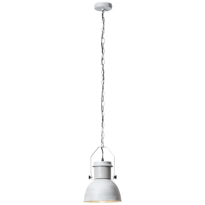Suspension SALFORD 1x60W E27 GRIS CIMENT Satisfait Ou Remboursé