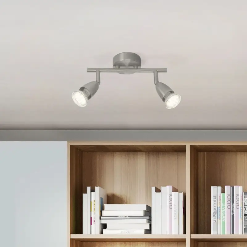 Must-Have Plafonnier AMALFI LED 2x3W GU10 ACIER