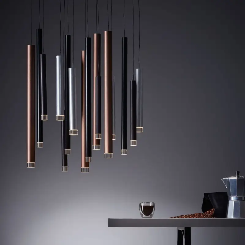 Suspension CEMBALO 16x4W Led Marron Quantité Limitée