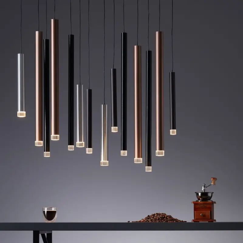 Suspension CEMBALO 14x4W Led Marron Dernière Chance