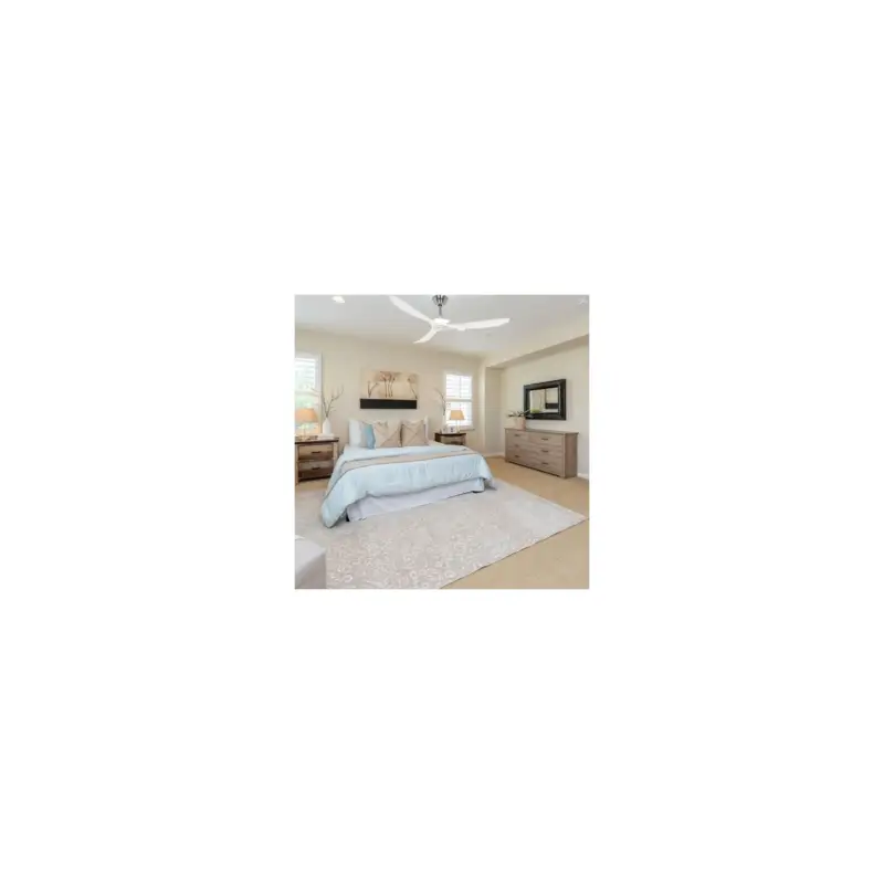 Ventilateur Plafond Eco Genuino 152cm Chromé Blanc Authentique