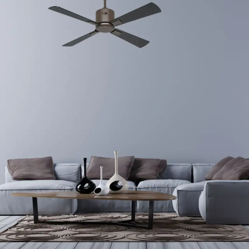 Meilleur Choix Ventilateur de Plafond Eco Neo III 103cm Bronze Noir Teck WiFi