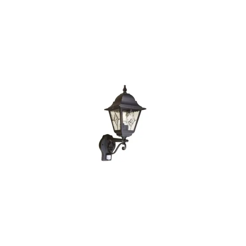 Satisfait Ou Remboursé Applique Murale Norfolk PIR 1x100W Noir