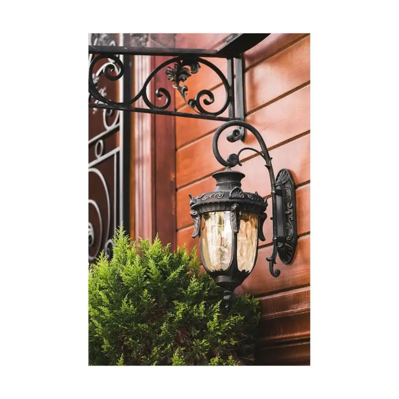 Applique Murale descendante Philadelphia H 52cm 1x100W Bronze foncé Prix Choc