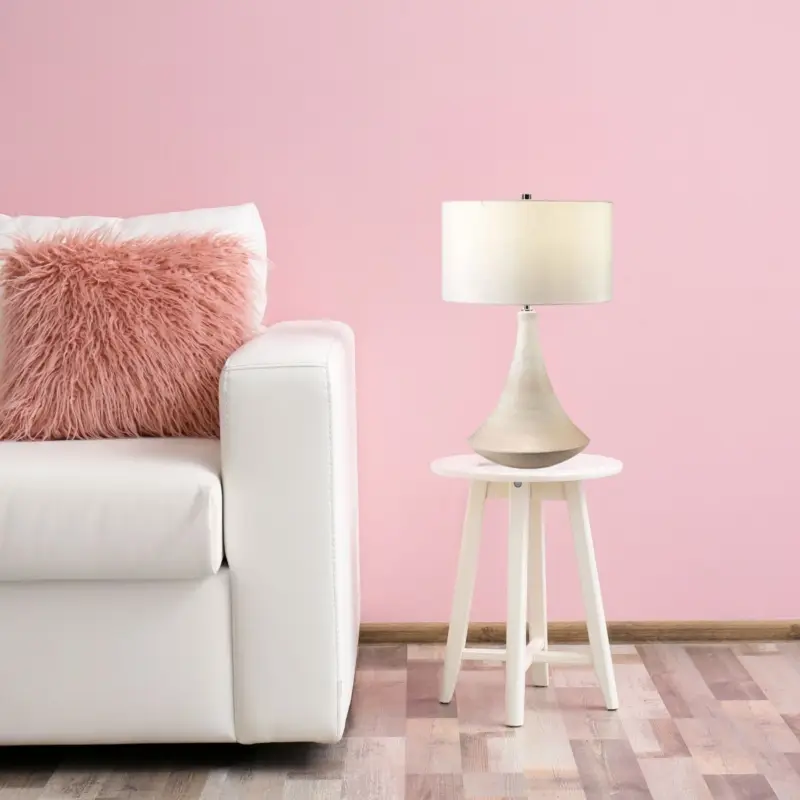 Lampe Pinner Crème Nickel 1x60W E27 Promotion