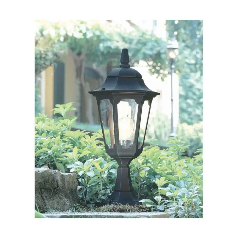 Meilleure Vente Borne Potelet Parish 1x100W Noir
