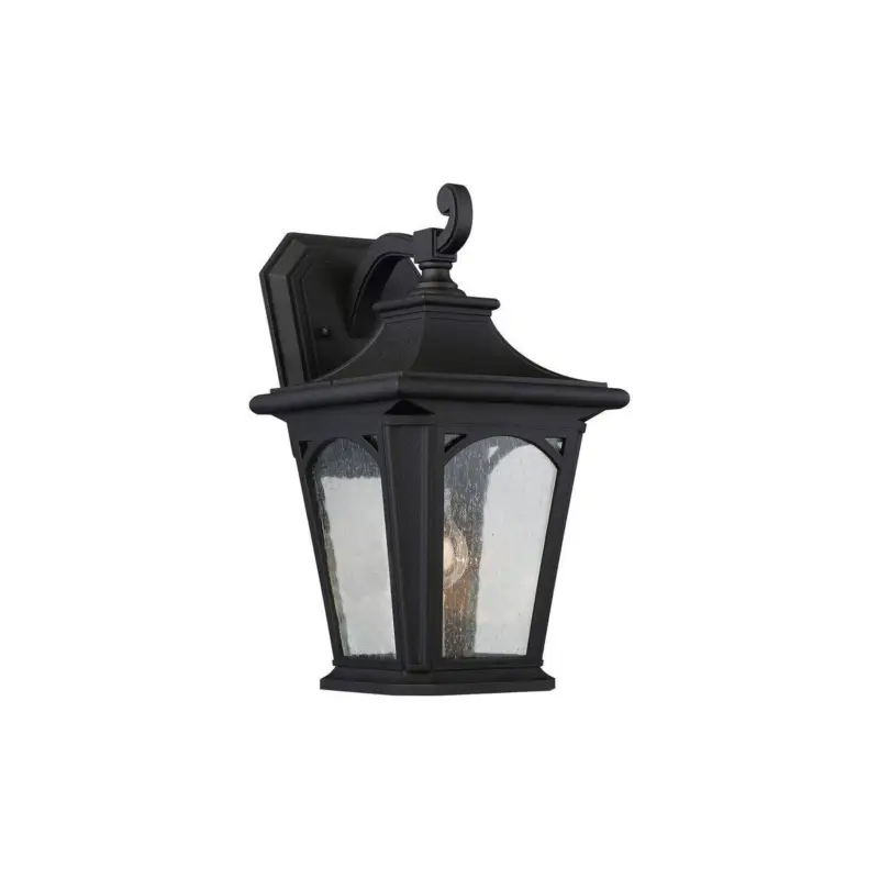 Applique Murale Exterieur Bedford Noir 1x100W E27 H391mm Meilleur Prix