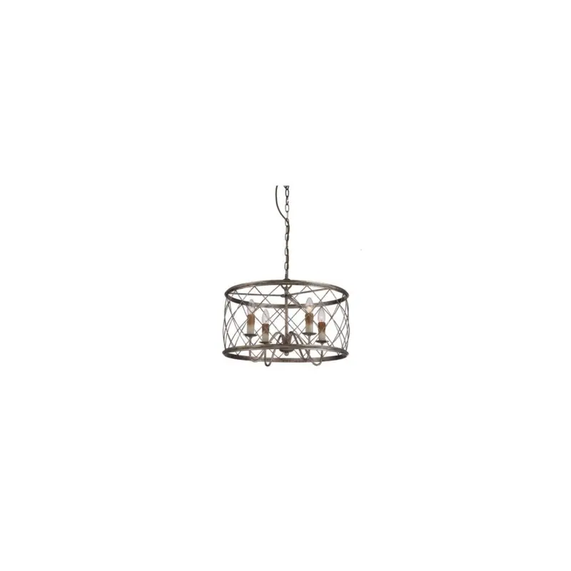 Seulement Aujourd'hui Suspension Dury 4x60W Argent