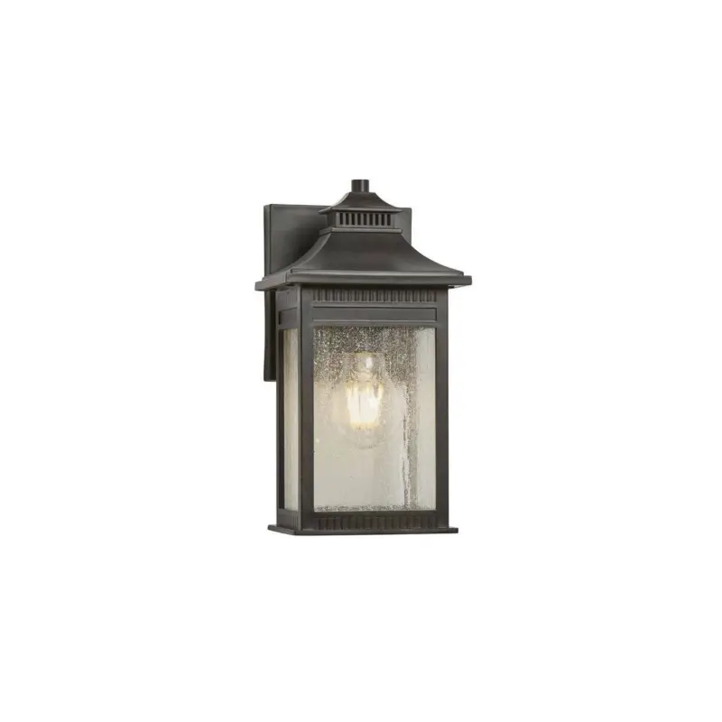 Prix Bas Applique Murale Exterieur Livingston Bronze 1x60W E27