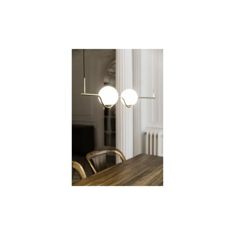 Prix Choc Suspension Levita Or 2x6W LED