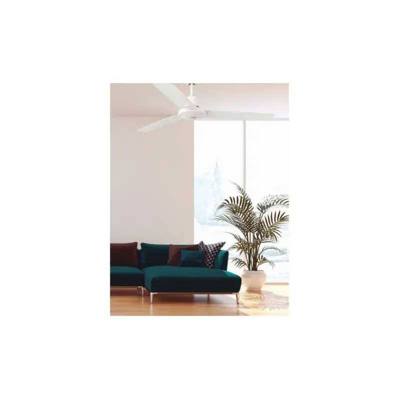 Meilleure Vente Ventilateur Plafond Faro Eco Indus 120cm Blanc