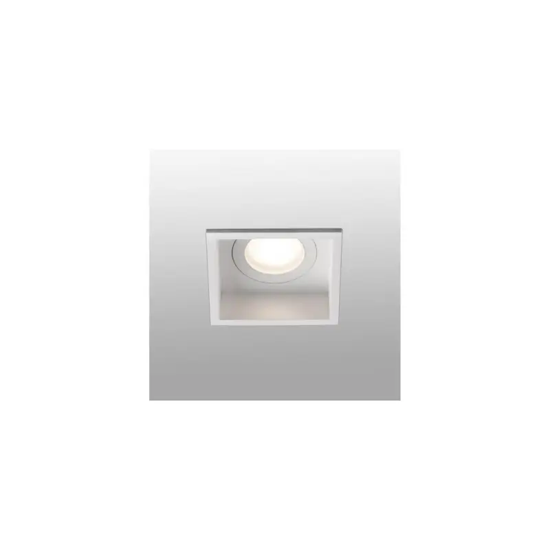 Meilleure Vente Encastré Intérieur Hyde Blanc Carré 1x8W GU10 LED L89
