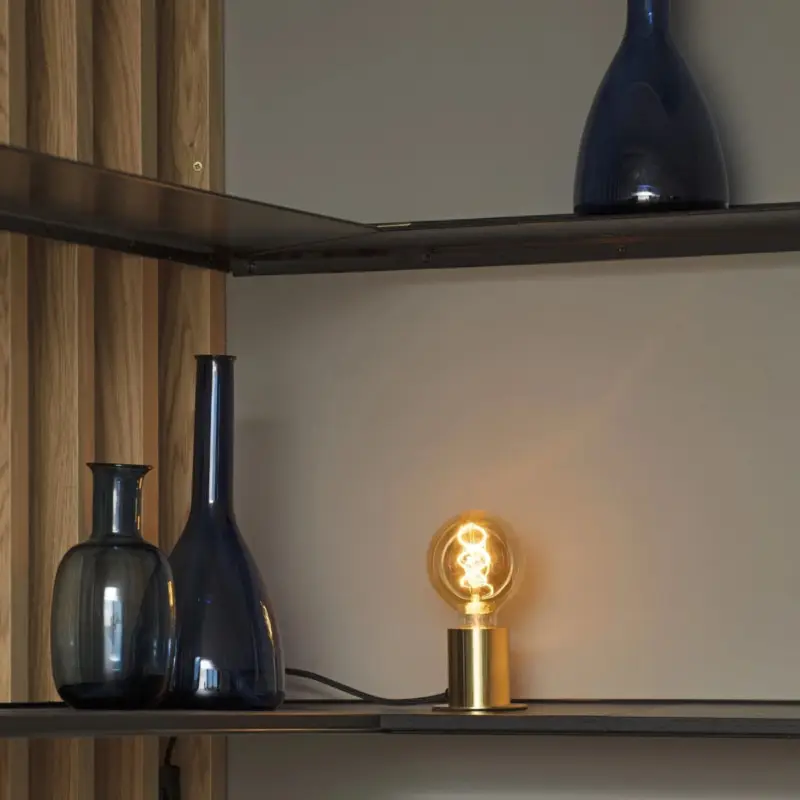 Satisfait Ou Remboursé Lampe TEN 62157 Or Satiné