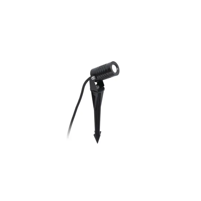 Spot à Piquer Led 3W NOIR Promotion Saisonnière