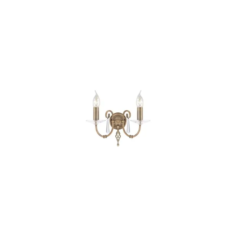 Quantité Limitée Applique Murale Aegean 2x60W Laiton vieilli