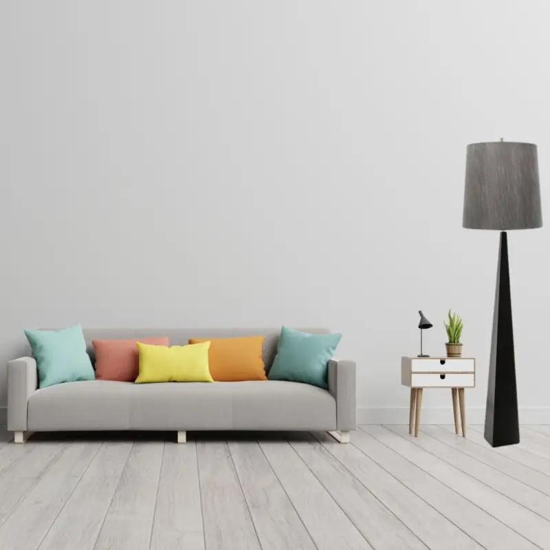 Lampadaire Ascent Noir 1x100W E27 Expédié Aujourd'hui