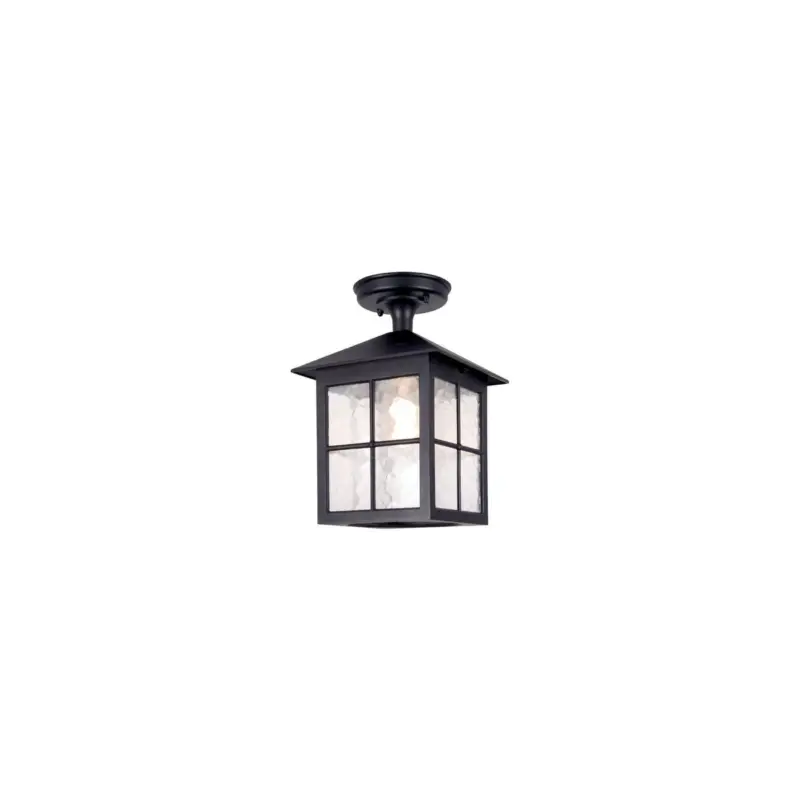 Applique Plafonnier Winchester 1x100W Noir Usine Directe